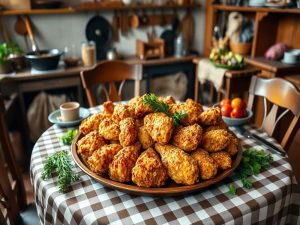 Frango Frito Low Carb à Brasileira
