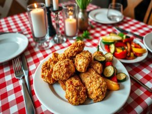 Frango Frito Low Carb à Brasileira