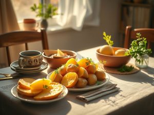 Panqueca de Batata Doce com Recheio de Ricota