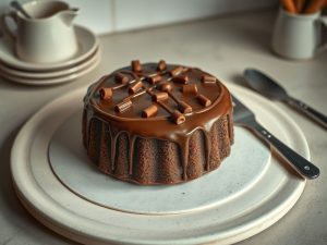 Bolo de Chocolate Sem Glúten Delicioso