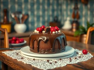 Bolo de Chocolate Sem Glúten Delicioso