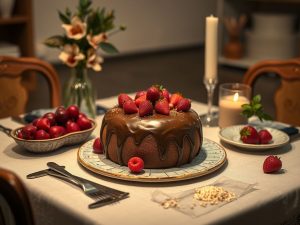 Bolo de Chocolate Sem Glúten Delícia do Dia a Dia