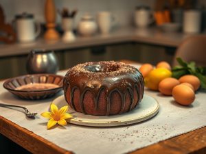 Bolo de Chocolate Sem Glúten Delicioso
