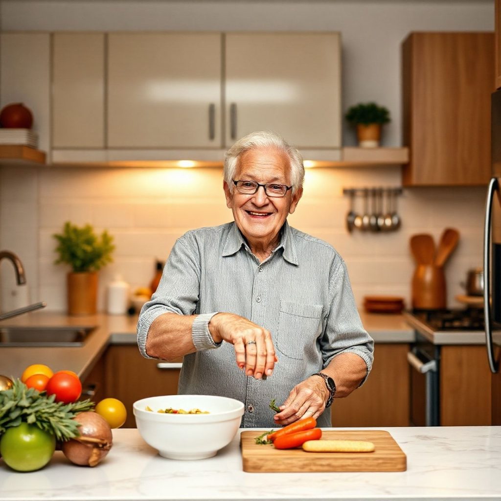 Cozinha para idosos: Dicas e práticas para uma alimentação saudável