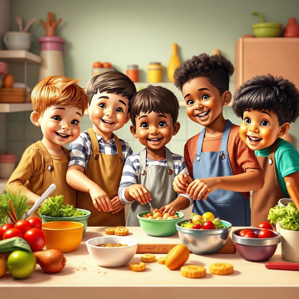 Cozinha para crianças: Dicas e Receitas para Pequenos Chefs