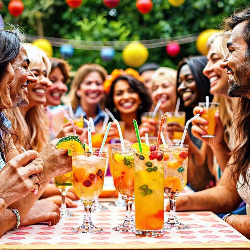 Bebidas para a alegria: Celebre com sabor e diversão