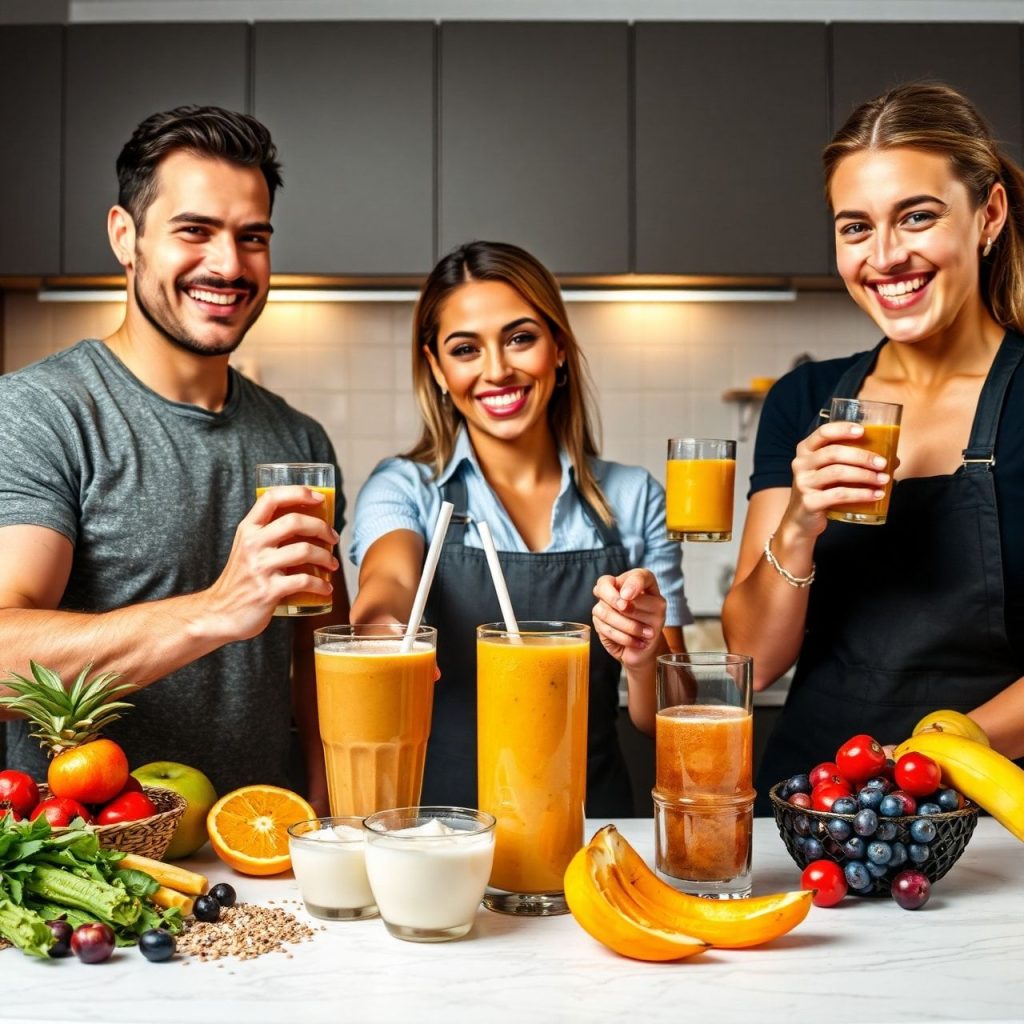 Bebidas para ganhar massa muscular: Guia completo para hipertrofia