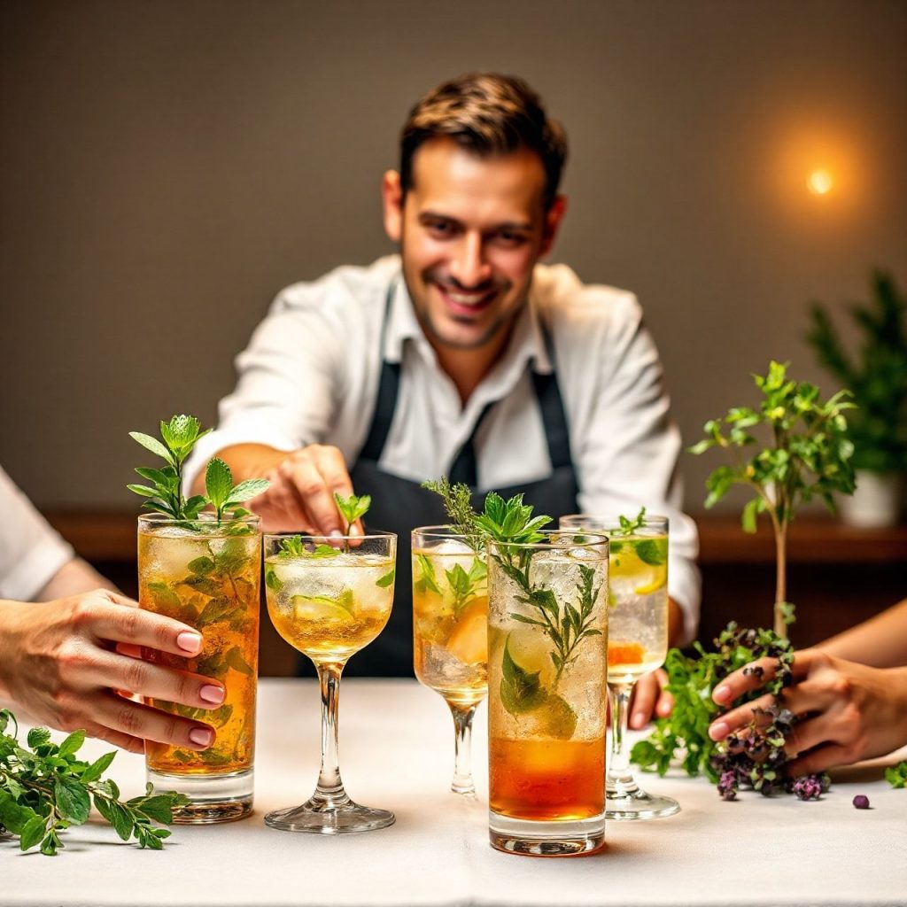 Folhas para bebidas: Descubra como usá-las em coquetéis