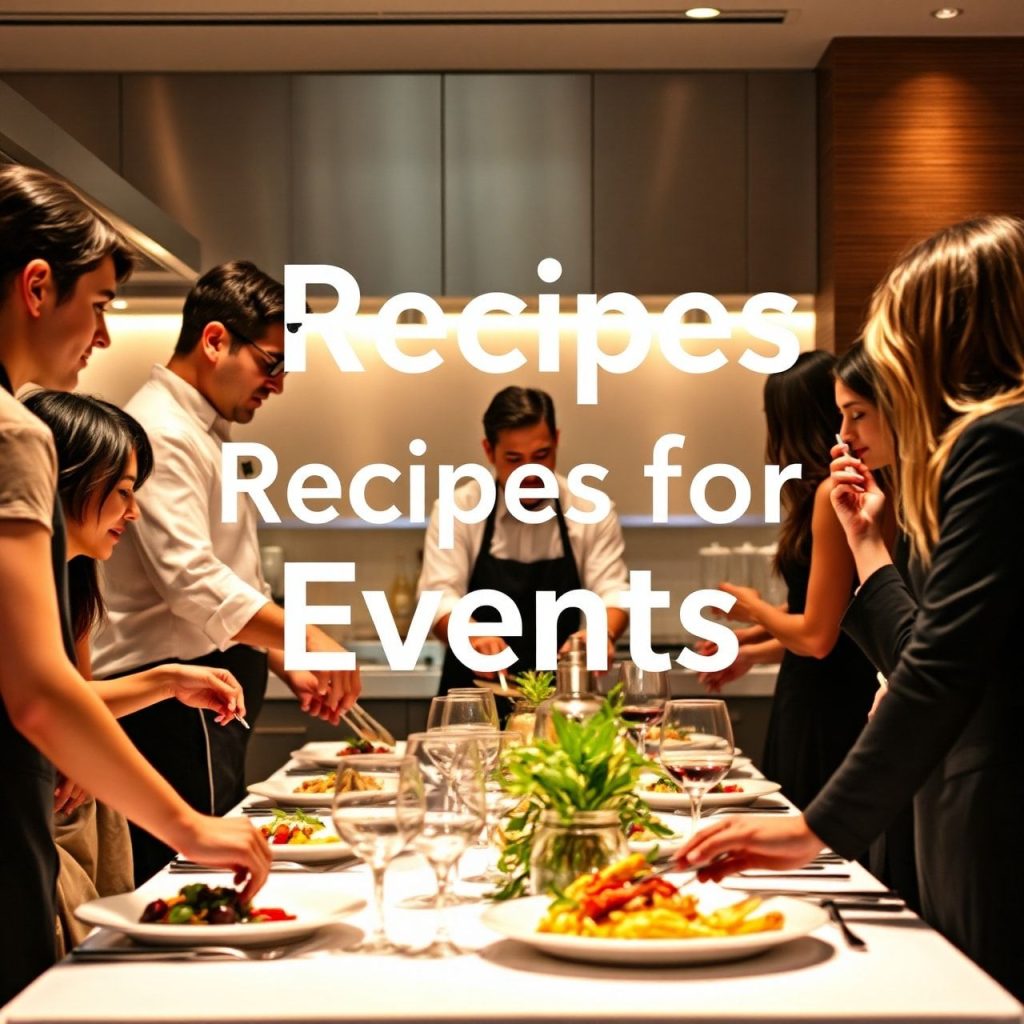 Receitas para eventos: Dicas e Opções para Todos os Gostos