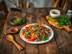 Arroz Carreteiro Low Carb: Sabor do Campo em Sua Mesa