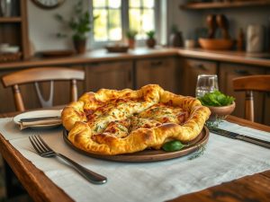 Esfiha Aberta Low Carb com Recheio de Frango e Queijo