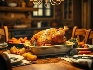 Frango Assado ao Sabor do Brasil