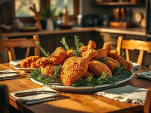 Frango a Passarinho Integral com Ervas Aromáticas