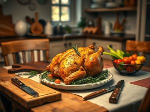 Frango a Passarinho Integral com Ervas Aromáticas