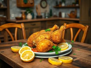 Frango a Passarinho Integral com Toque de Limão