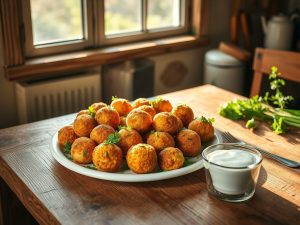Bolinhas de Amor com Queijo e Ervas